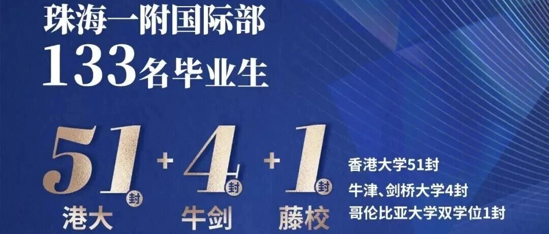 人人出彩 个个闪光丨2026届珠海一附国际部毕业生阶段性录取成果汇总